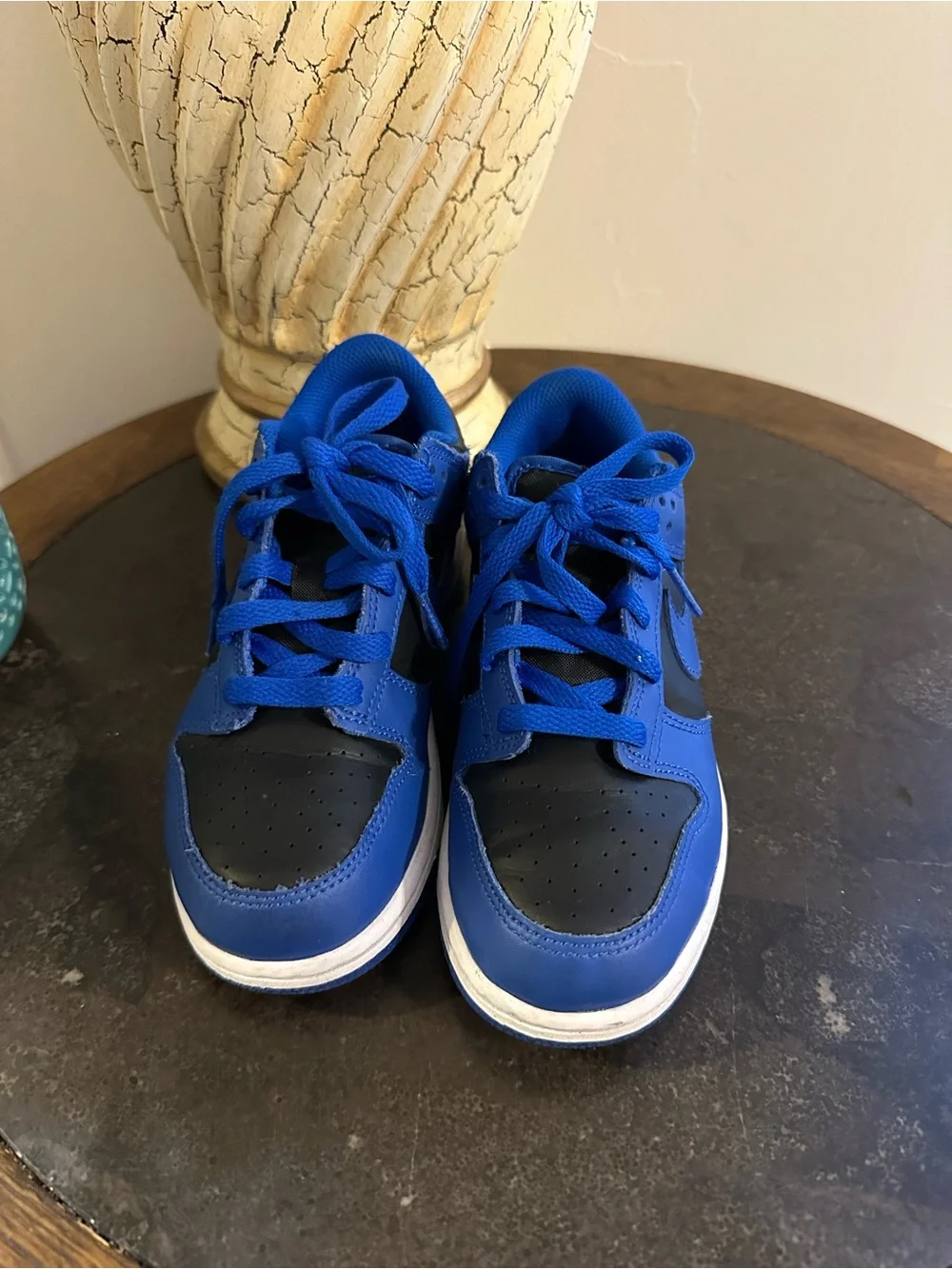 Nike Kids Royal Blue and Black Low-Top Sneakers